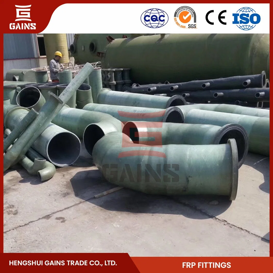 Gains FRP Welding Reducing Tee Suppliers FRP Fittings China FRP Equal Tee