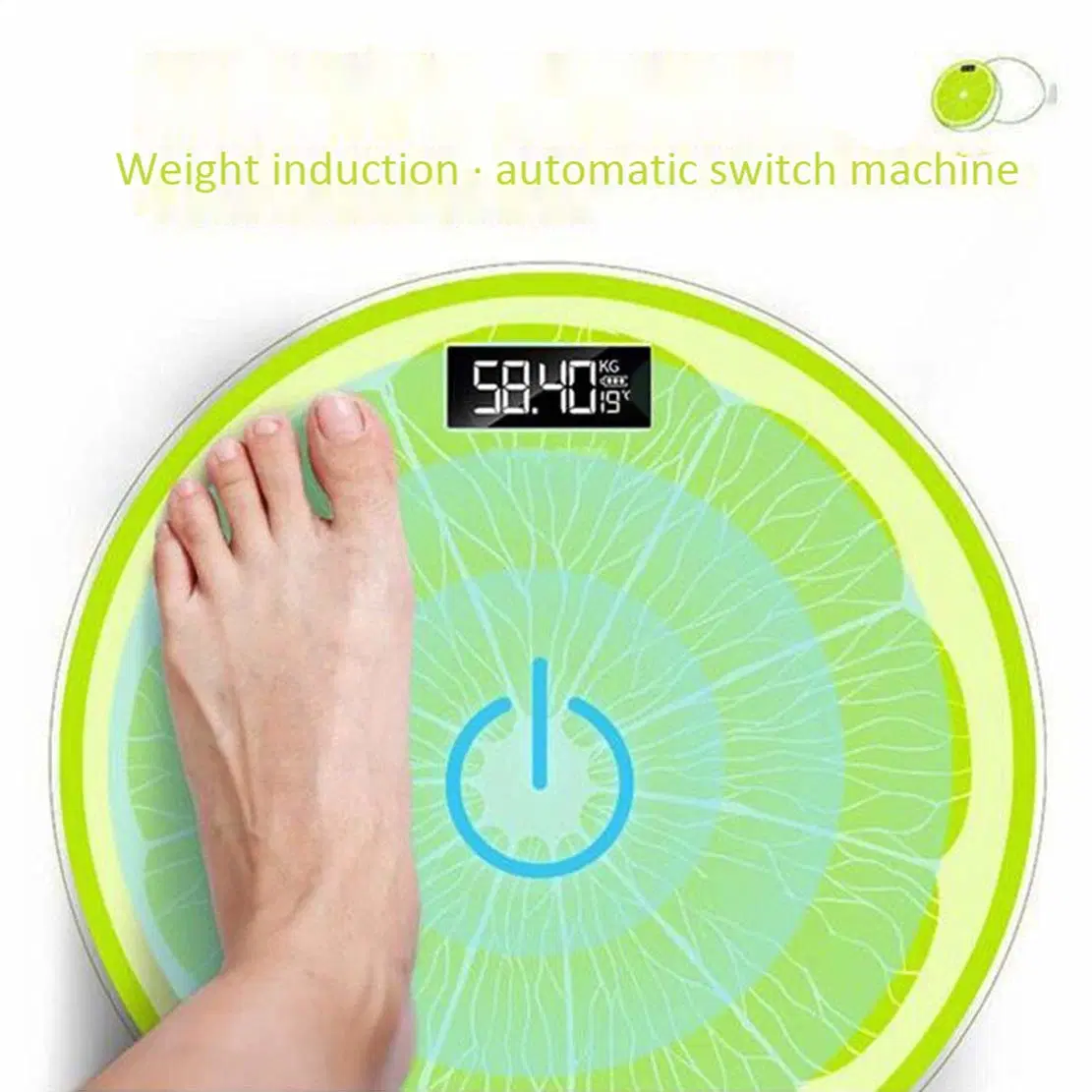 تصميم لطيف وزن الجسم الرقمي ODM Digital Cute Design زجاج ساخن رقمي مقياس الجسم