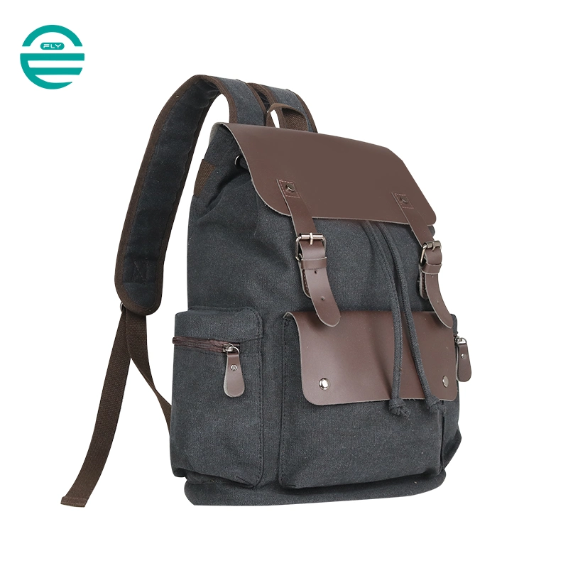 Женский рюкзак с утягивающим шнурком для ноутбука Backpacks for Men Waterproof Canvas