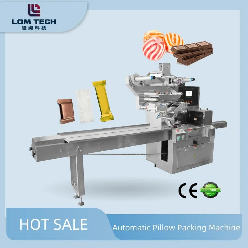 Facile à utiliser Lom Machine d'emballage de type sachet en plastique horizontal vertical automatique pour emballage de savon, de sachet de nourriture, d'emballage de bonbons.