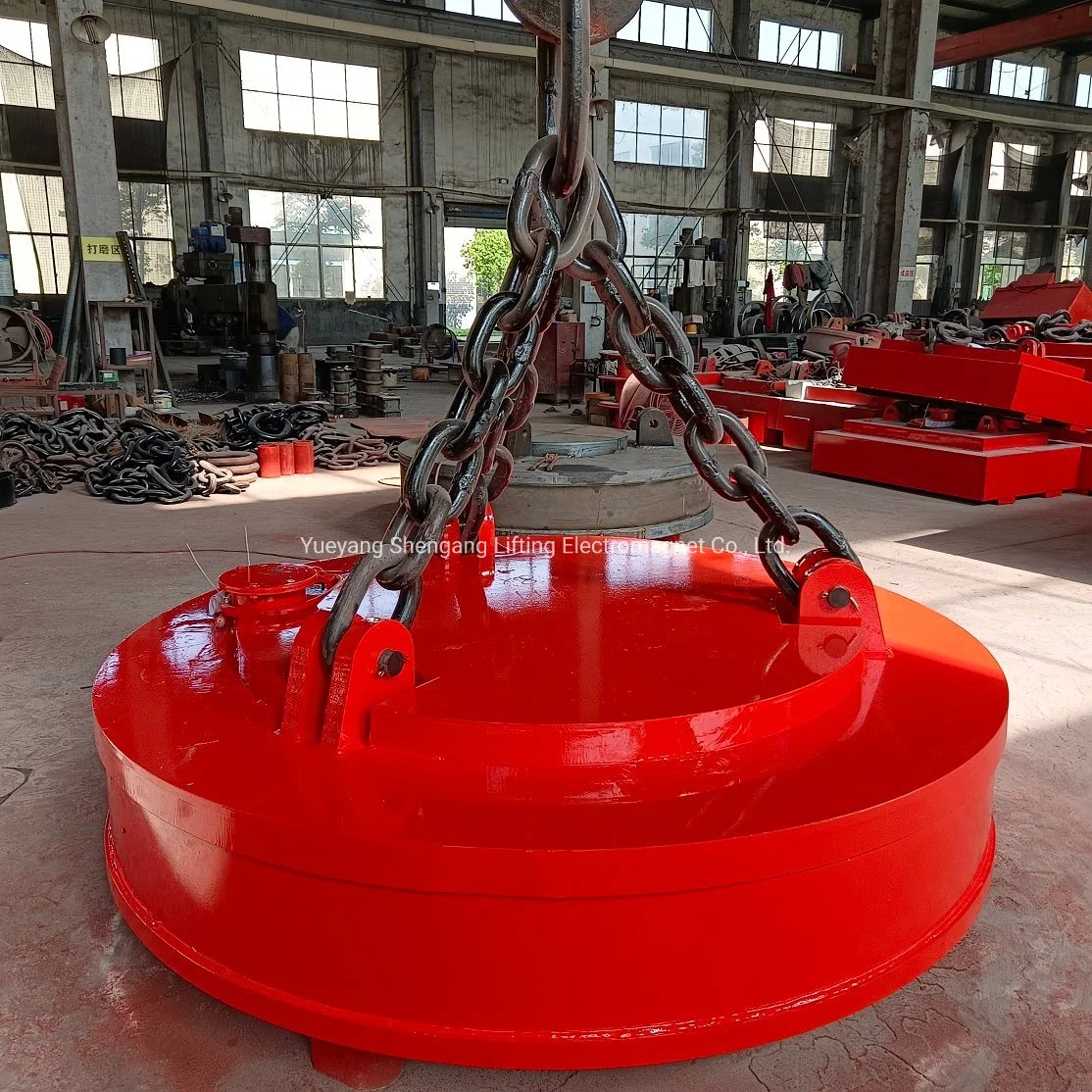 2 Ton Circular Type Eot Crane Electro Lifting Magnet for Steel Scrap