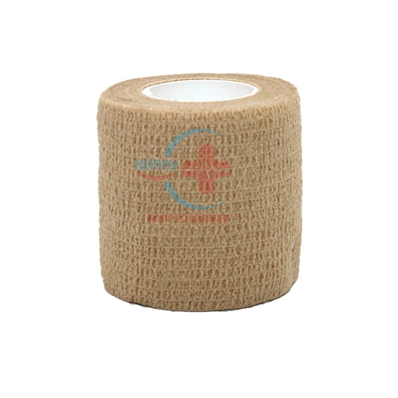 Hc-R114 Medical Products Elastic Bandage for Veterinary Surgery, High Elastic Breathable Adhesive Bandage