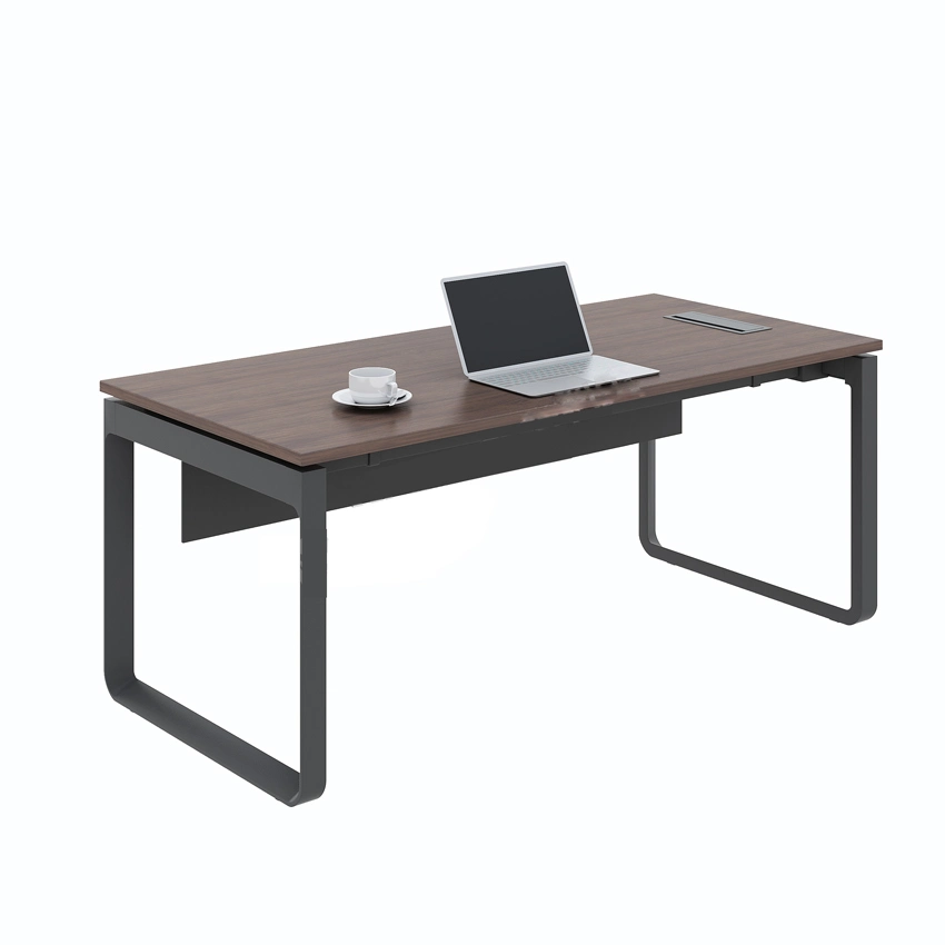 Modern Design Desk Manager Supervisor Workstation CEO Office Table with Side Cabinet