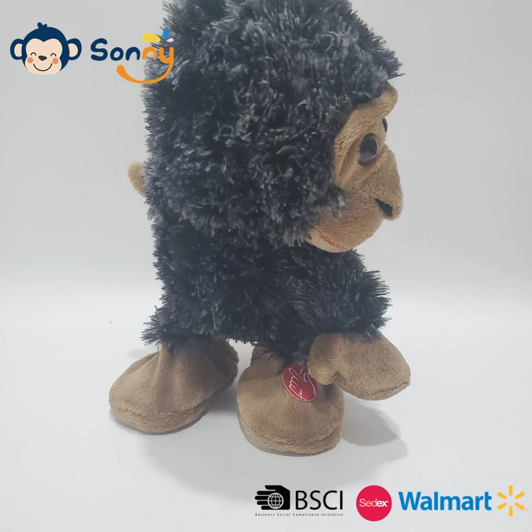 Un jouet en peluche singe cadeau chantant et dansant Cute Animal