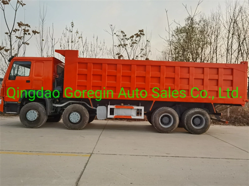 Model 8X4 Sinotruk HOWO Used Heavy 371HP Dump Duty Truck Tipper Truck with Cheap Price