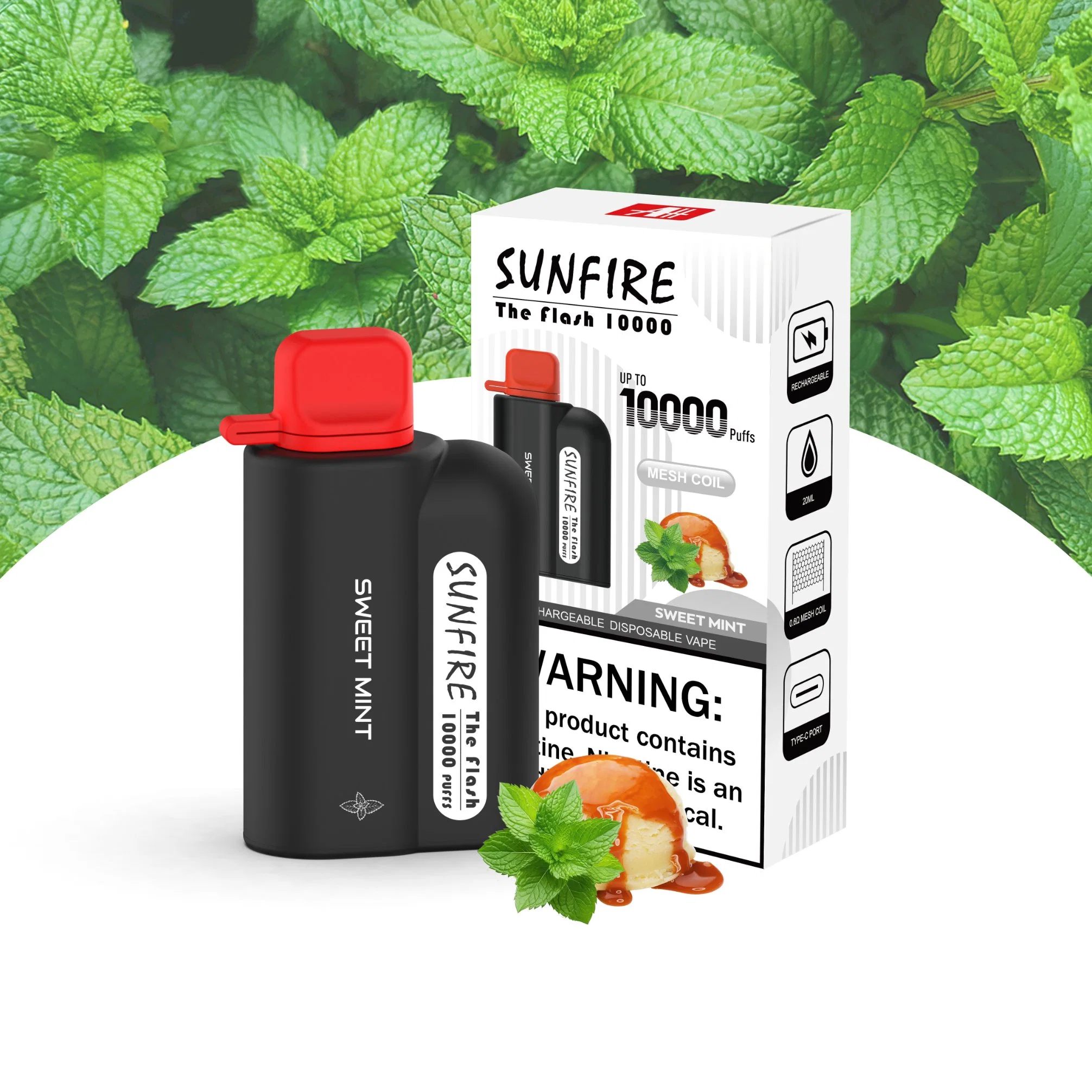 Cola Ice Mayoreo E cigarrillos Sunfire 10000 Puffs sabores populares vape desechable 10flavors barra de vapor desirable flotador lápiz de pañales desirrisorios Alemania