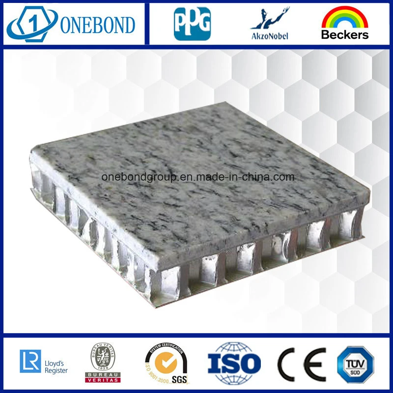 Solid Stone Veneer Aluminum Honeycomb Panel for Suspended Ceiling Panel