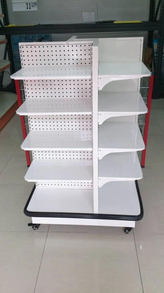 High Quantity Supermarket Store Gondola Metal Storage Display Equipment Stand Shelf Rack