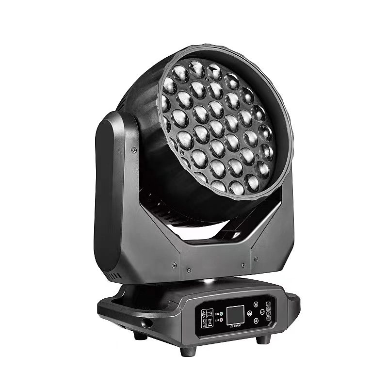 RGBW 4in1 Colorful 37PCS 25W Zoom Wash Moving Head DJ Stage Light LED