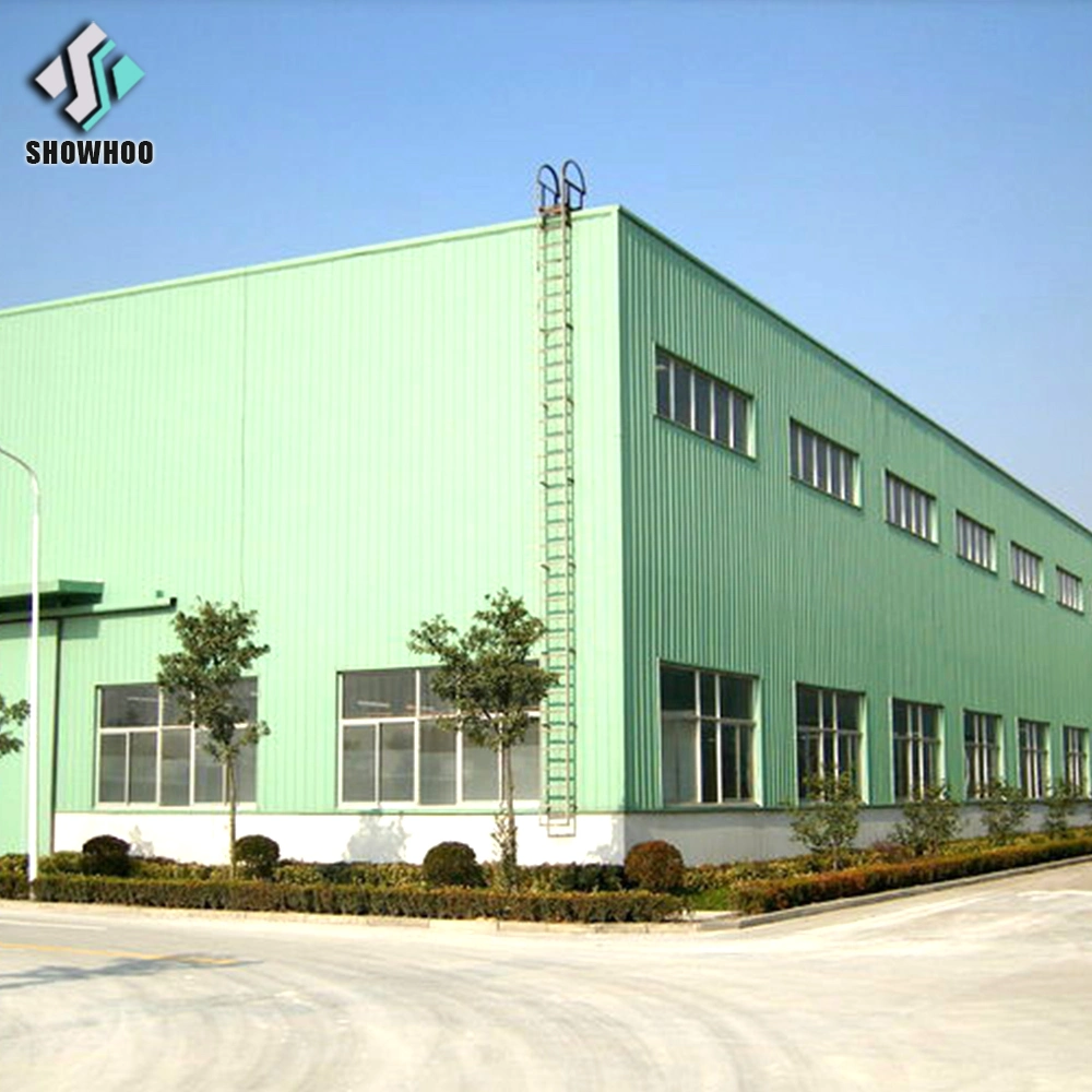 Hot-DIP Galvanized Metal Frame Fabric Building Design Prefabricated Steel Structure Factory Building Warehouse Storage