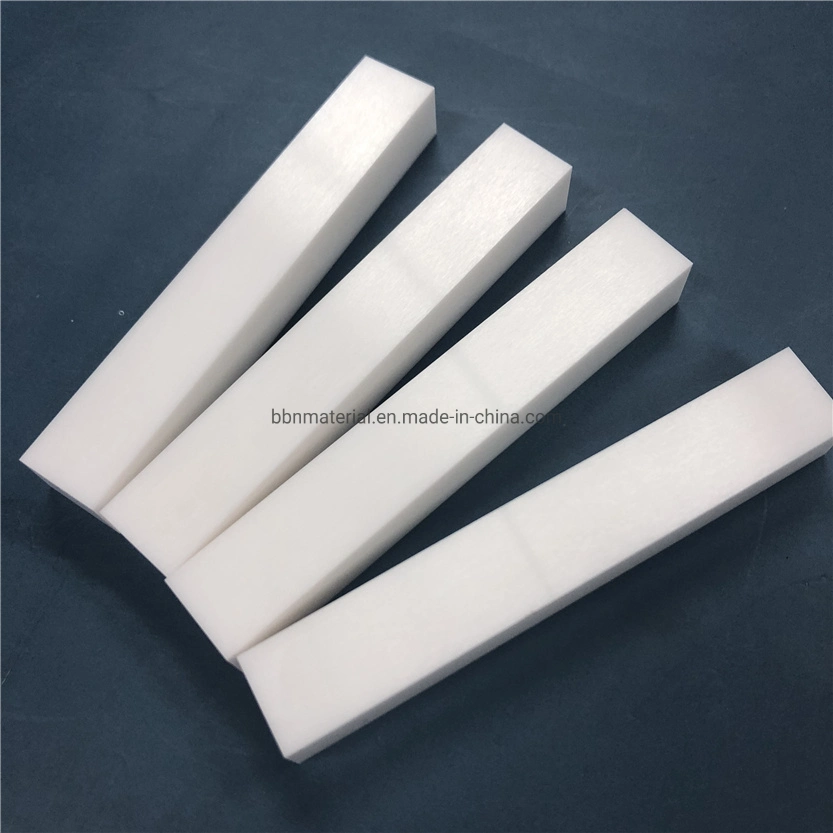 Customized White Color Zro2 Rectangle Rod Zirconia Ceramic Yttria Square Strip Bars