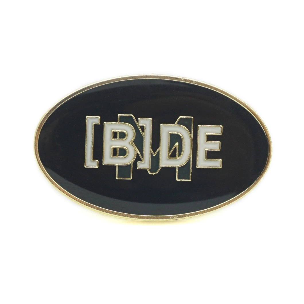 Mode Custom Abzeichen Etching Soft Emaille Lapel Pin für Werbezwecke