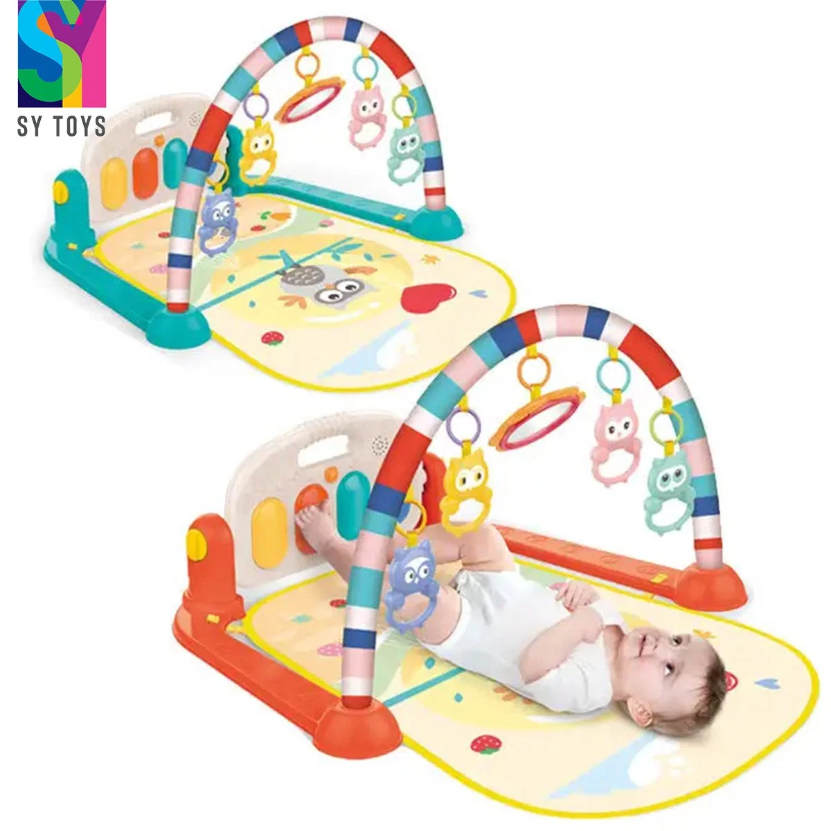 Sy Toys Supply Baby Play Gym Time Padded Mat Gyms Play Mats Kick Play Piano Musical Activity Mat