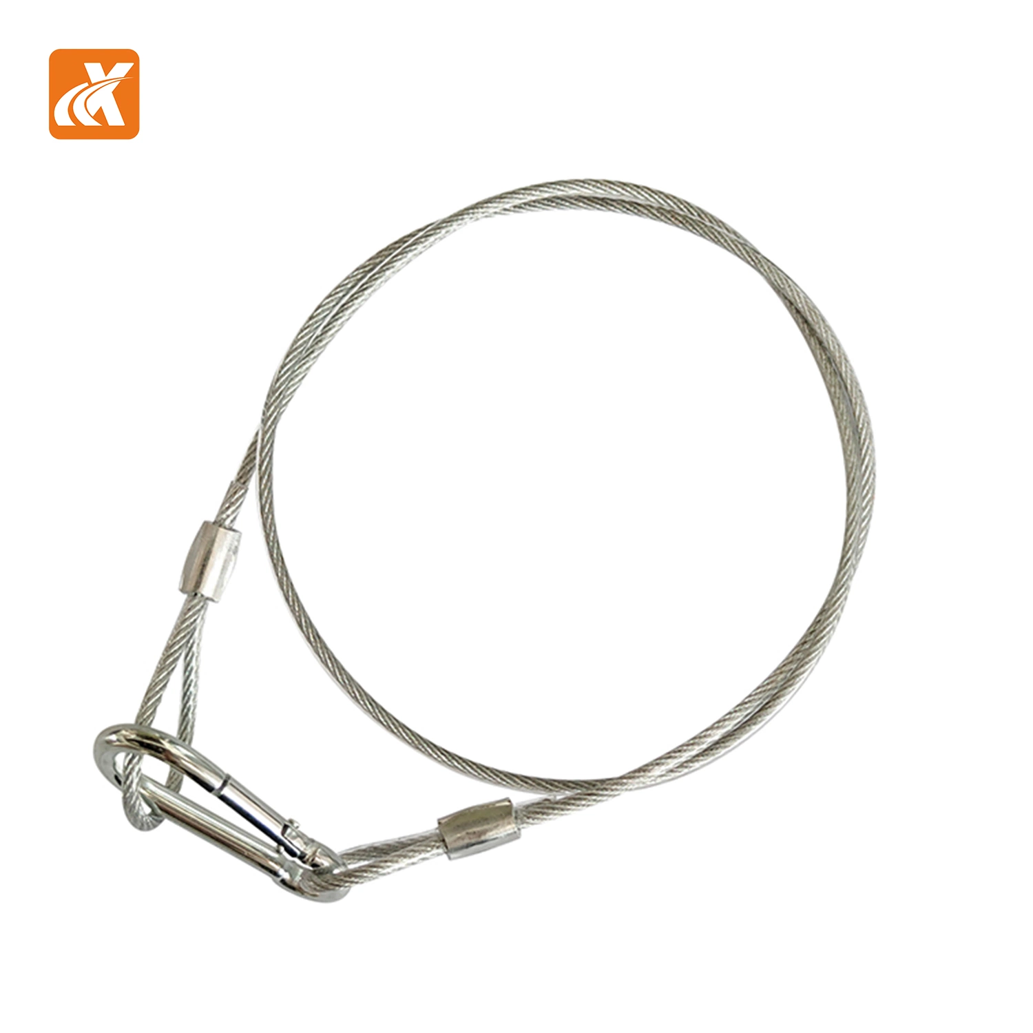 Stainless Steel Adhesive Material Safety Rope Black Standard Spring Fastener Soft Light Meals