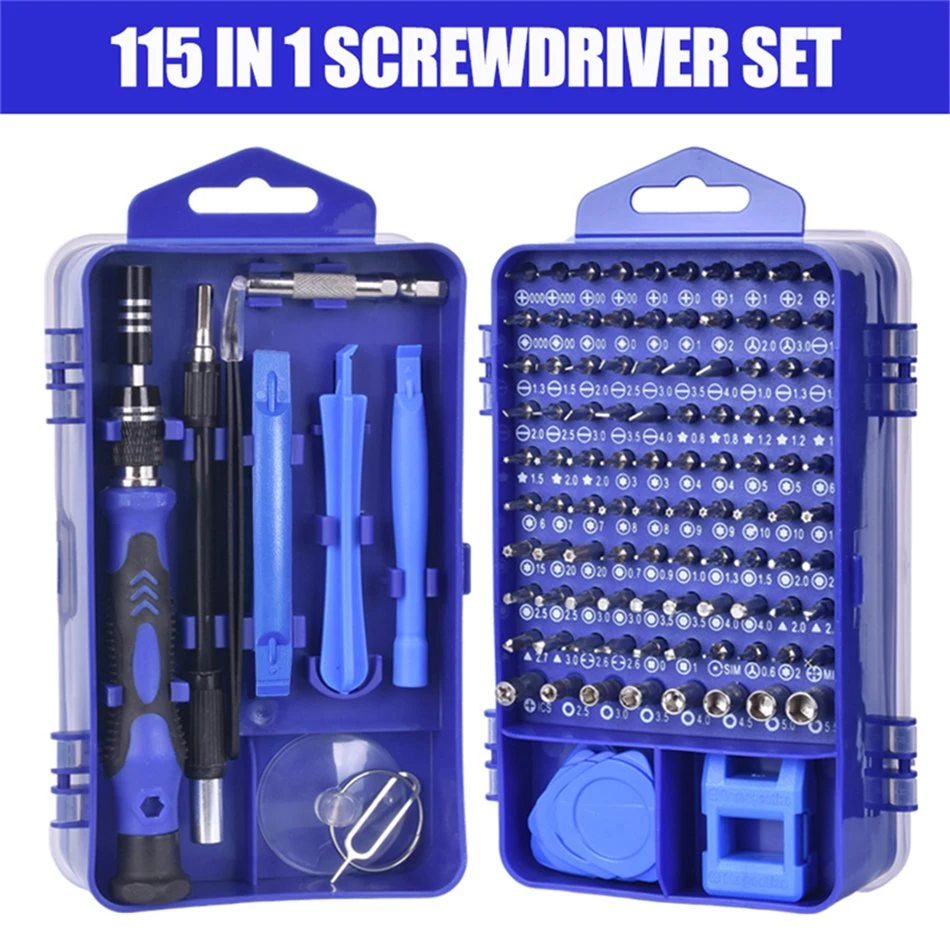 115 in 1 Screwdriver Set of Screw Driver Bit Set Professional Multi Screwdriver Set Mobile Phone Repair Device Hand Tools Screwdriver