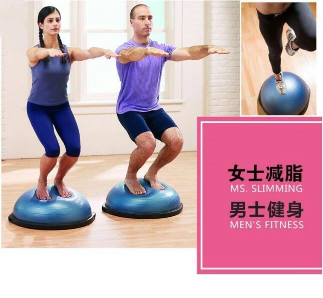 Best Quality Fitness Equipment/Gym Equipment Aerobic Yoga Balance Ball, Bosu Ball, Ms Slimming & Men's Fitness Ball