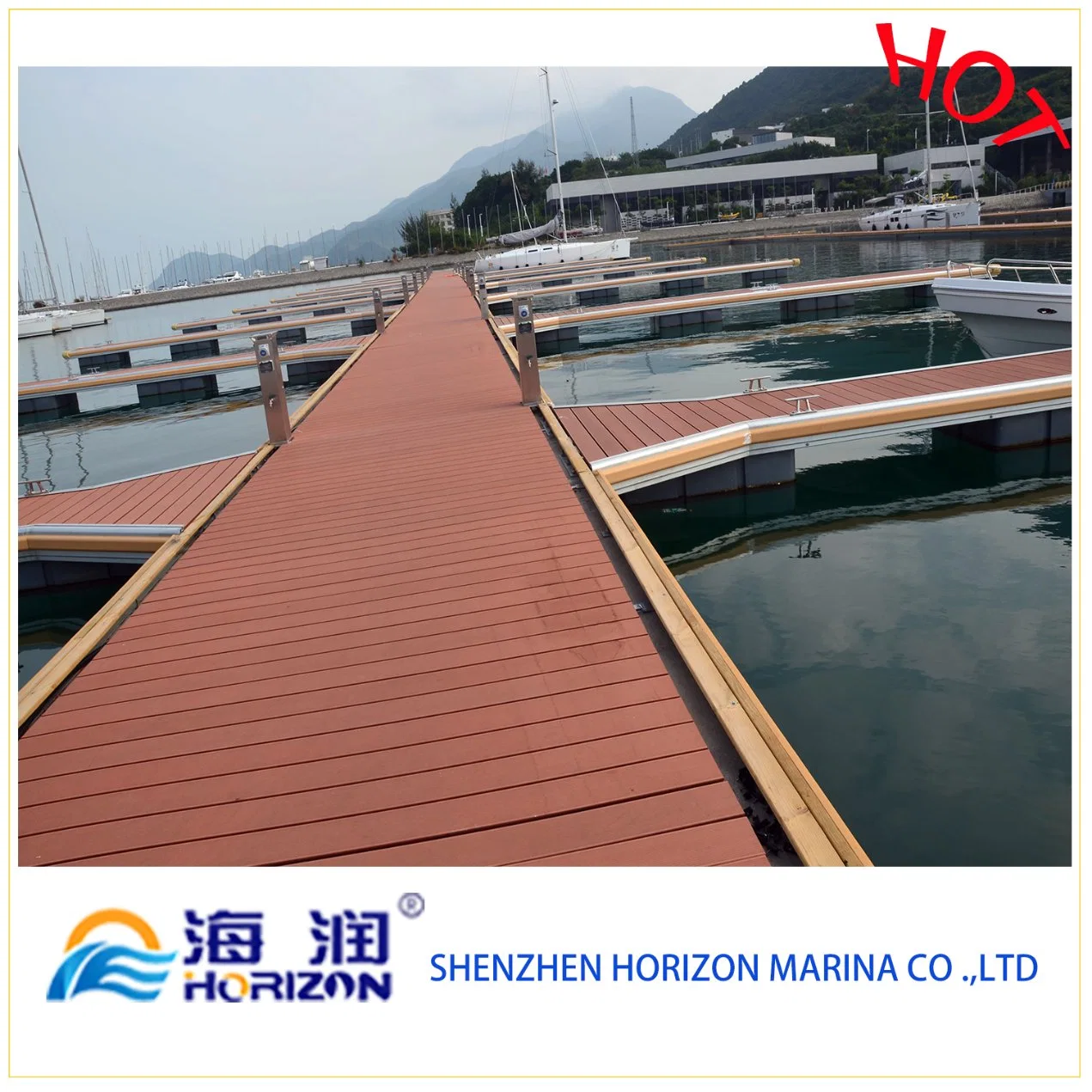 Hot Sale Water Proof Wood Plastic Composite Decking Floor WPC