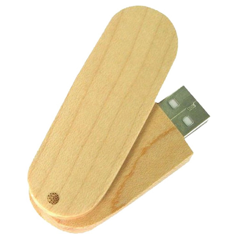 Wooden Saber Rotating USB 2.0 Flash Memory Stick Drive USB