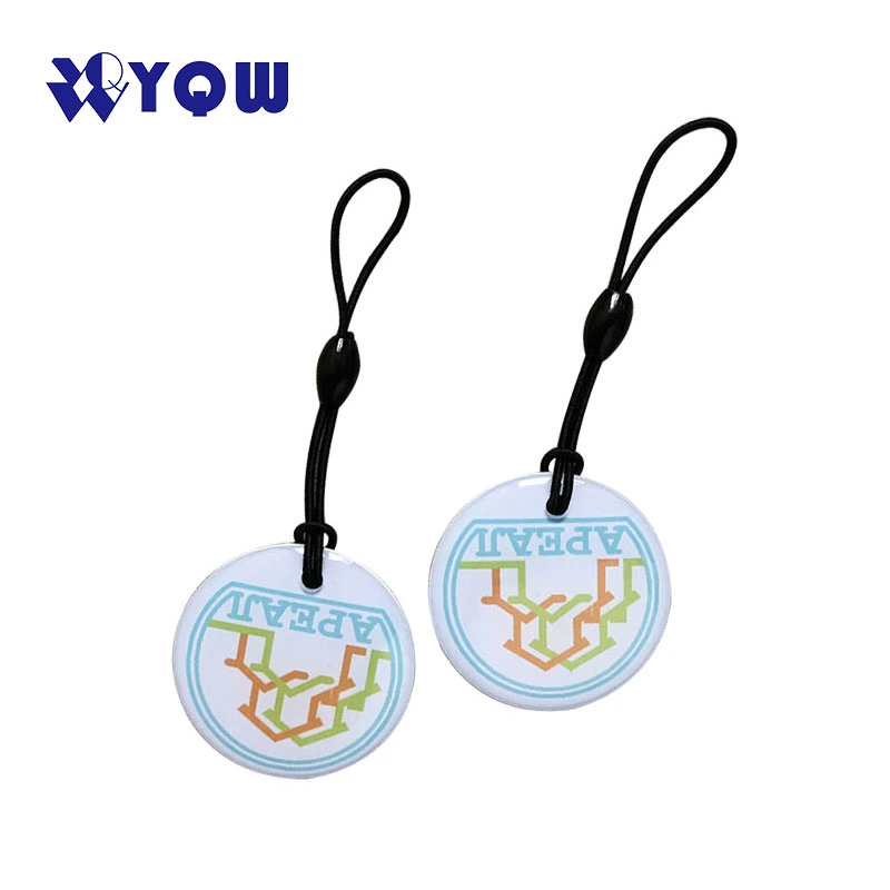 Custom NFC Tags NFC Key Fobs Waterproof Epoxy Keychain