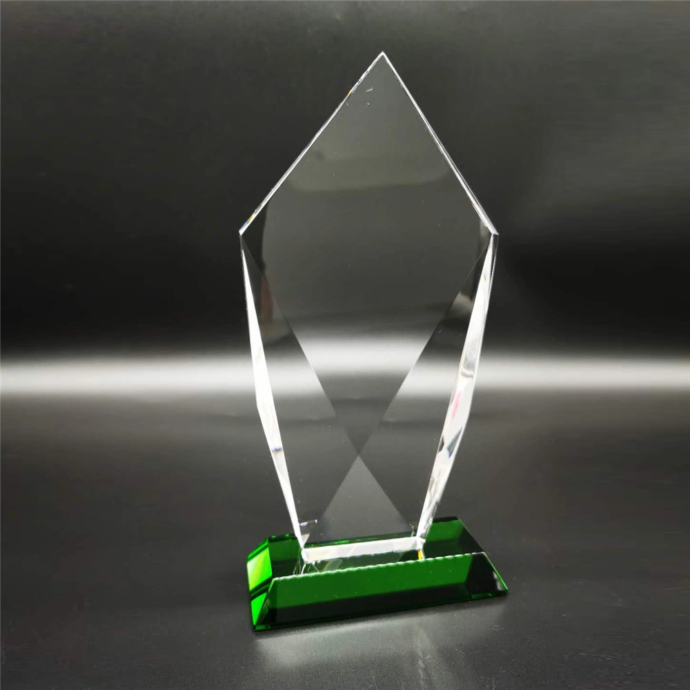 Crystal Glass Rectangle Award Trophy