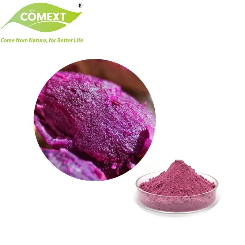 Comext 100% Salud Natural Alimentos promover la motilidad intestinal Dulce Púrpura Polvo de patata