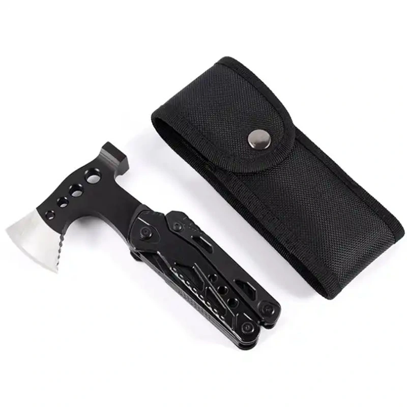 Wholesale Multi-Tools Camping Axe Hammer Outdoor Portable Folding Knife with Screwdriver Bottle Opener