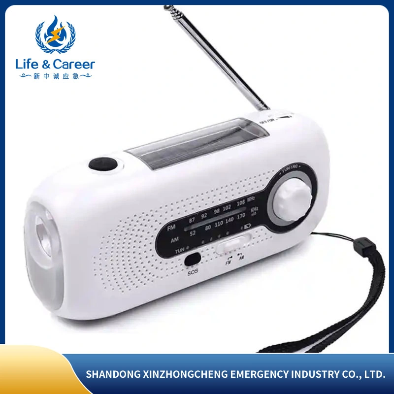 Radio d'urgence portable multifonction radio numérique radio portable avec Lampe de poche SOS