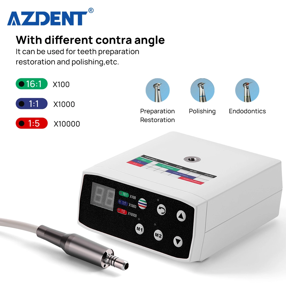 Dental LED Brushless eléctrico interno Spray Micro Motor con tres Configuración opcional