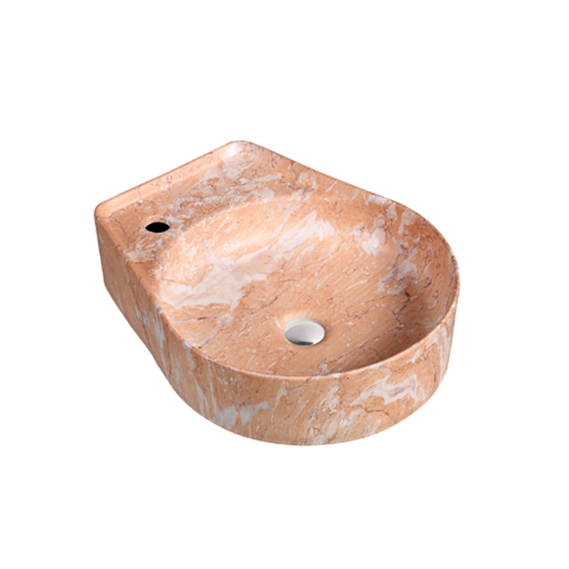 B0025 Creative Ceramic Table Basin European Wash Basin High-End Hotel Basin Color Art Basin Small Apartment Type Marble Basin