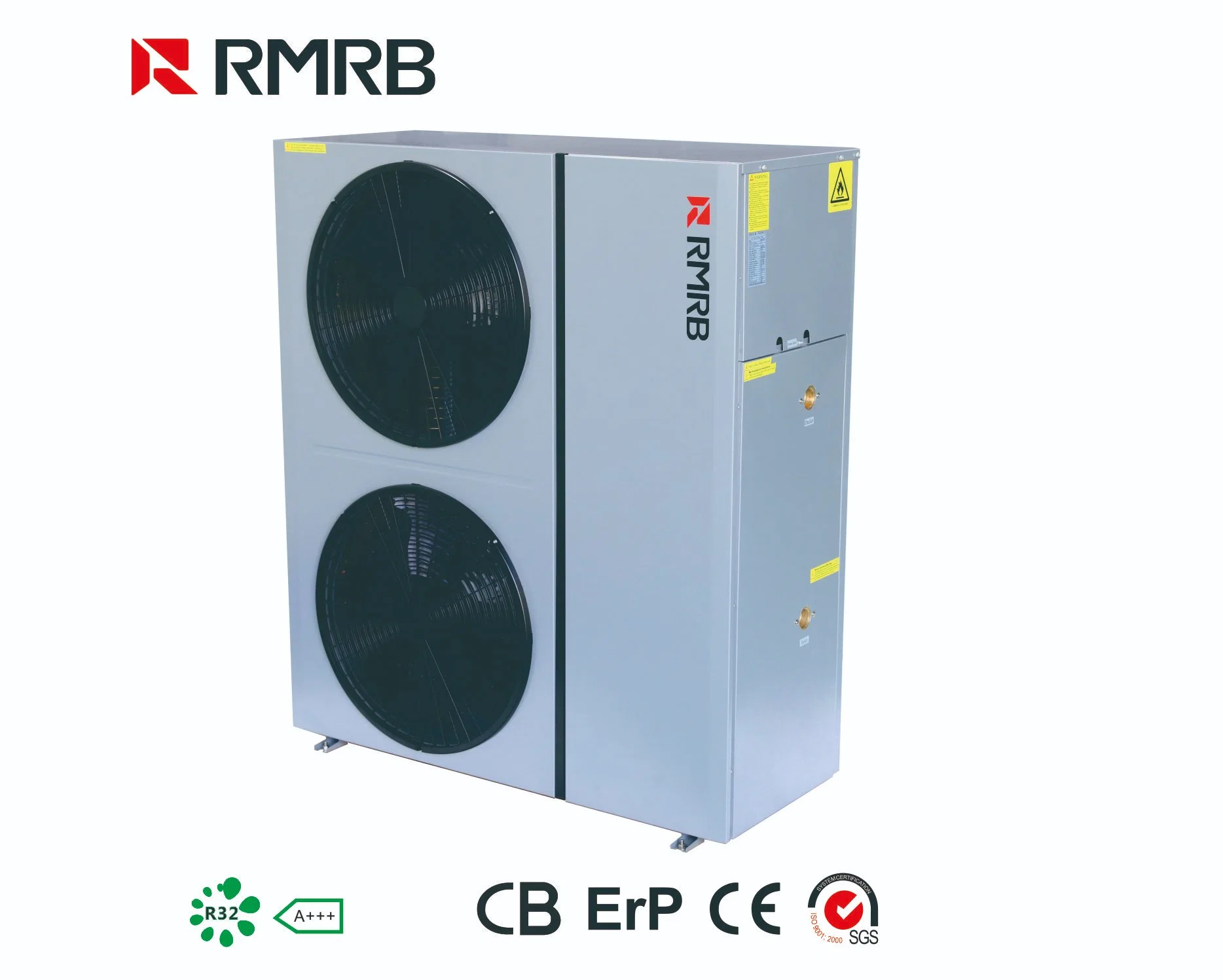 R32 Bomba de calor calefacción doméstica de entrada de alimentación bomba 4.5-10.5kw con bomba de calor del controlador de Wi-Fi, 380V-415V 50Hz