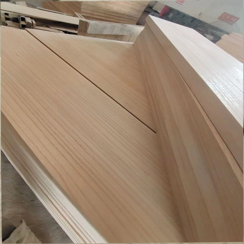 Paulownia Plank Door Core Board Interior Decoration Solid Wood Plank Composite Board Solid Panel Kiri Timber Lumber Coffin Casket Cabinet Furniture Snowboard