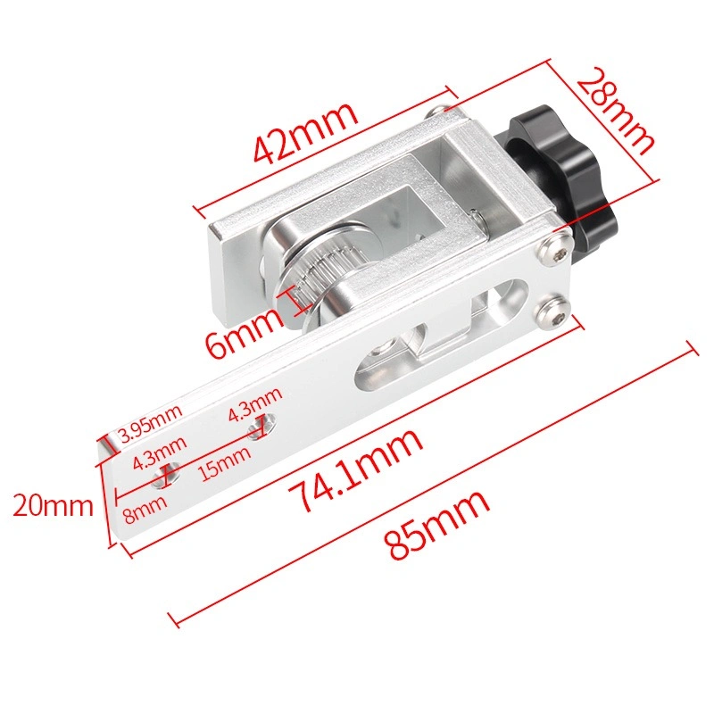 3D Printer Accessories X-Axis Timing Belt Tensioner 2020 Adjustment Fixed Tensioner