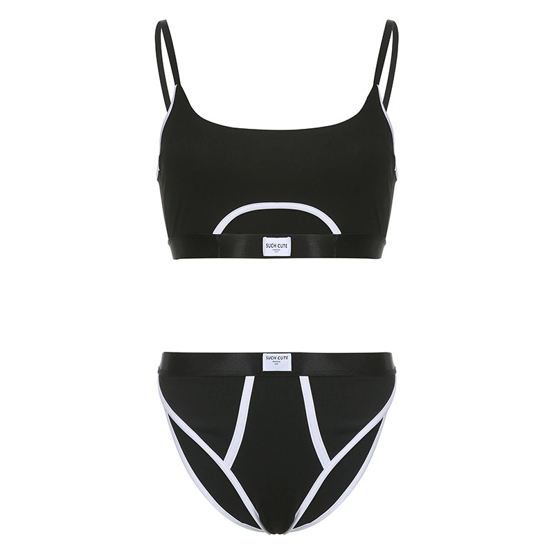 Custom Logo Full Cup Seamless Sporty Yoga Panties Sports Bra and Underwear Set Adjusted-Straps Bra Brief Sets for Women