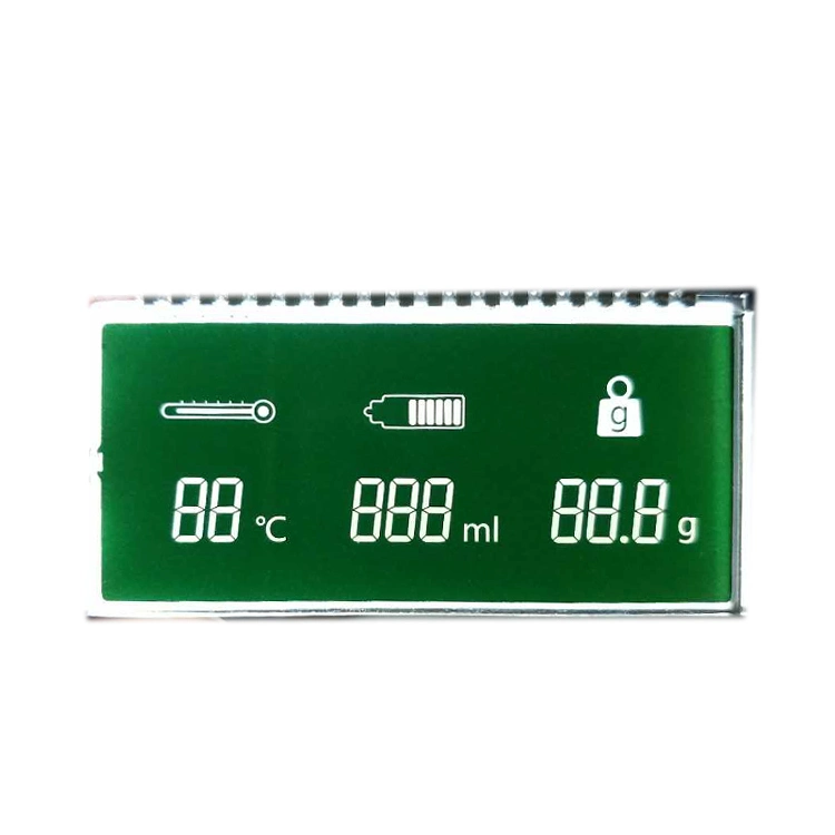 Custom LCD Display Panel Stn Segment 12 O'clock LCD Screen