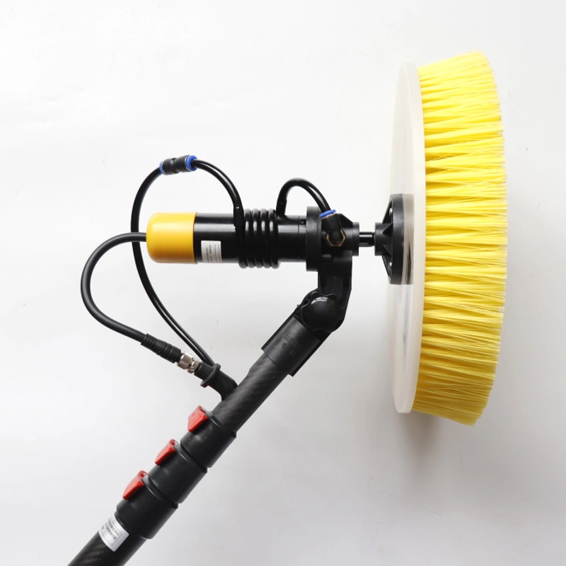 Factory Price Flexible Brush Head Angle Solar Panel Cleaning Brush for Easy Cleaning on Any Surface with 3.5m 5.5m 7.5m Telescopic Pole/Rod