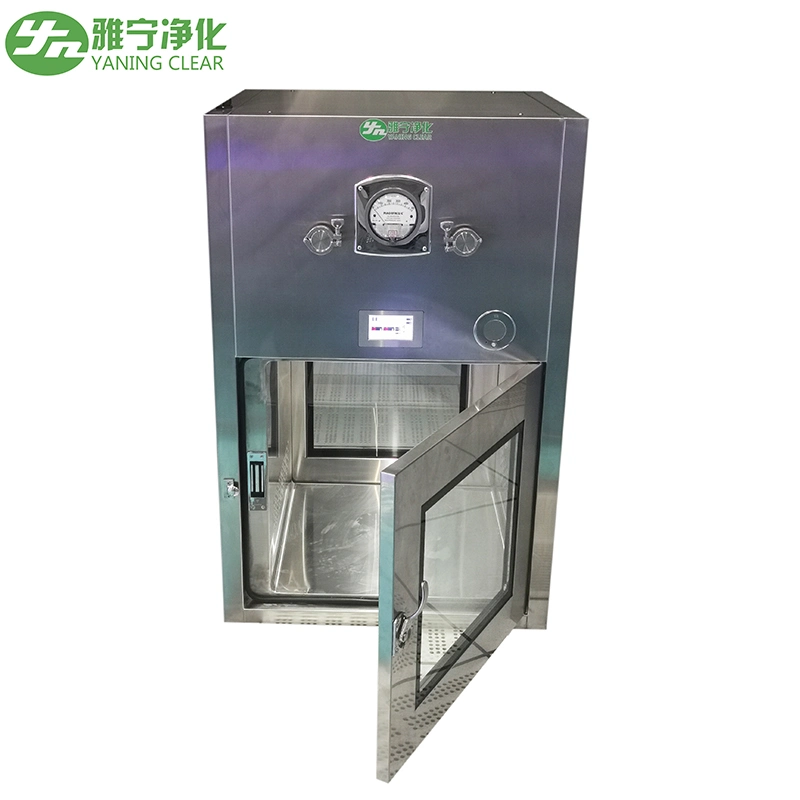 Yaning Custom Design Stainless Steel HEPA ULPA Filter Static Dynamic Pass Box for Laboratory Pharmacy Plant