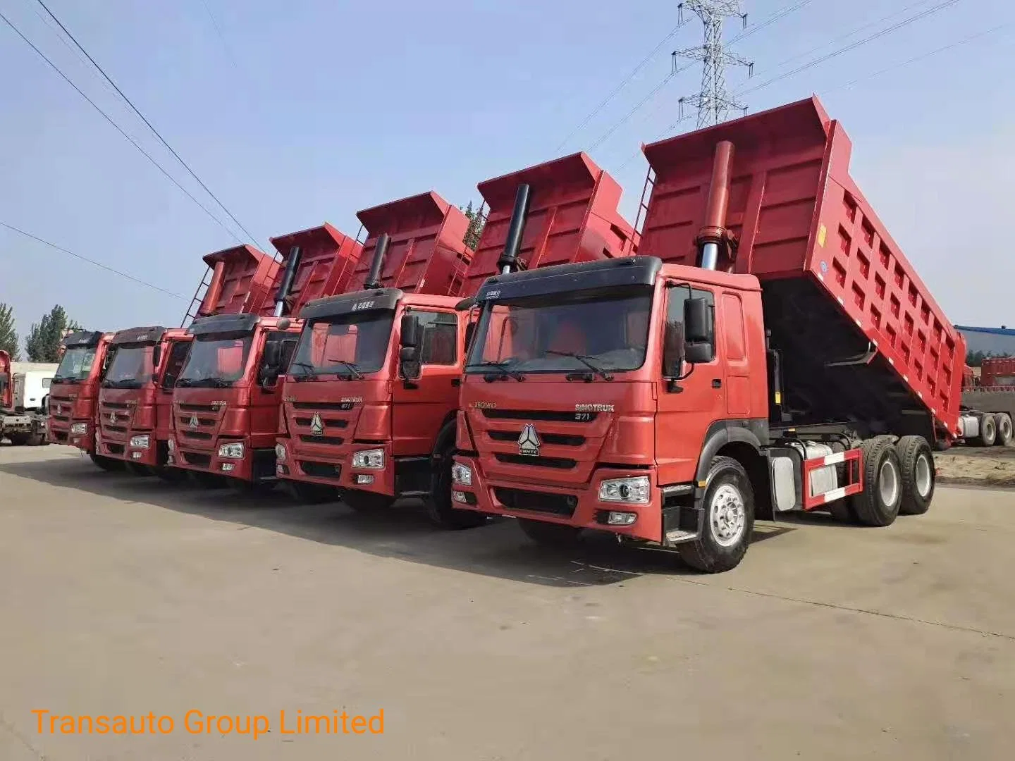 Used Euro2 Trucks HOWO 371/375HP Dump Tipper Truck for Sale