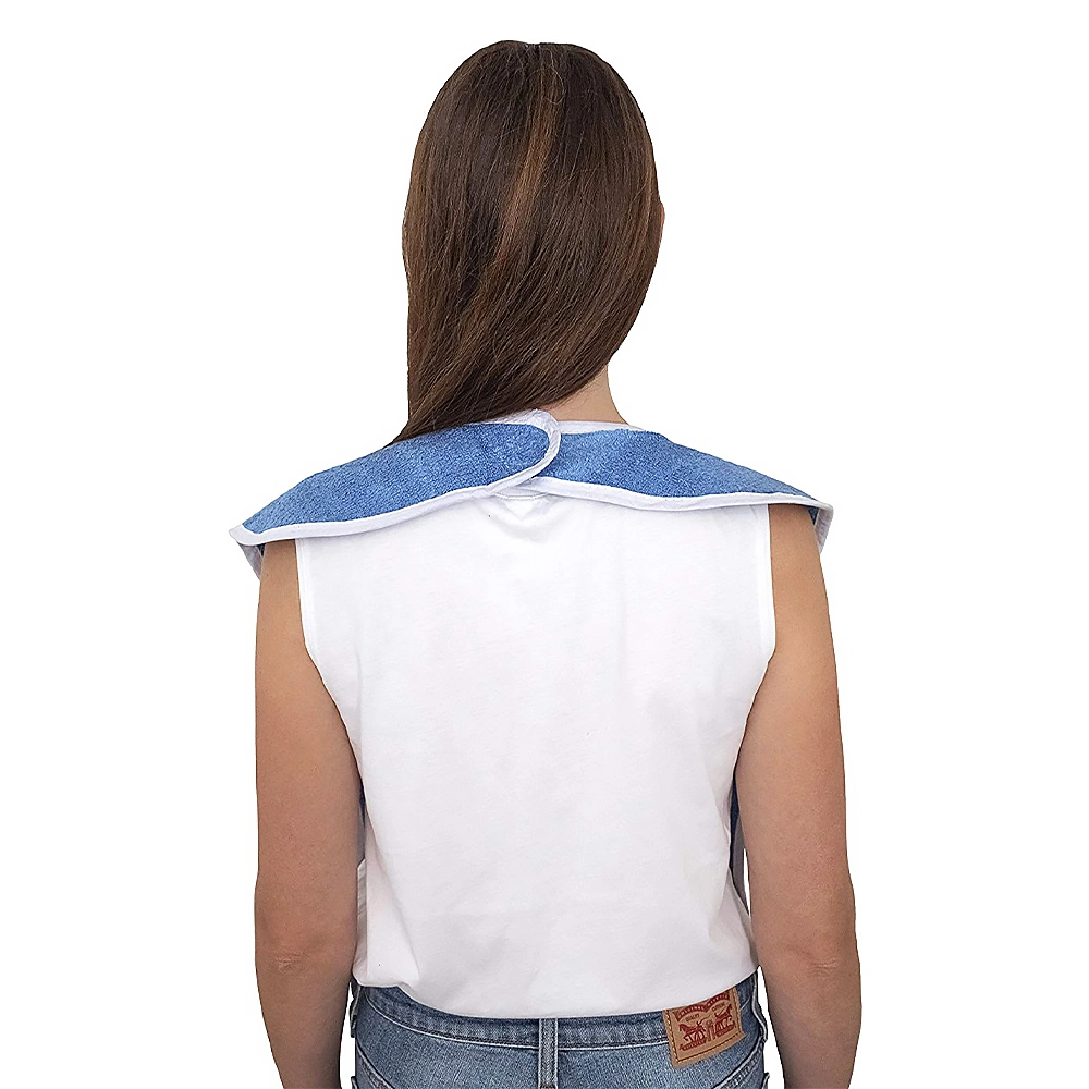 High quality/High cost performance Cotton Washable Waterproof Terry Adult Bibs for Elderly