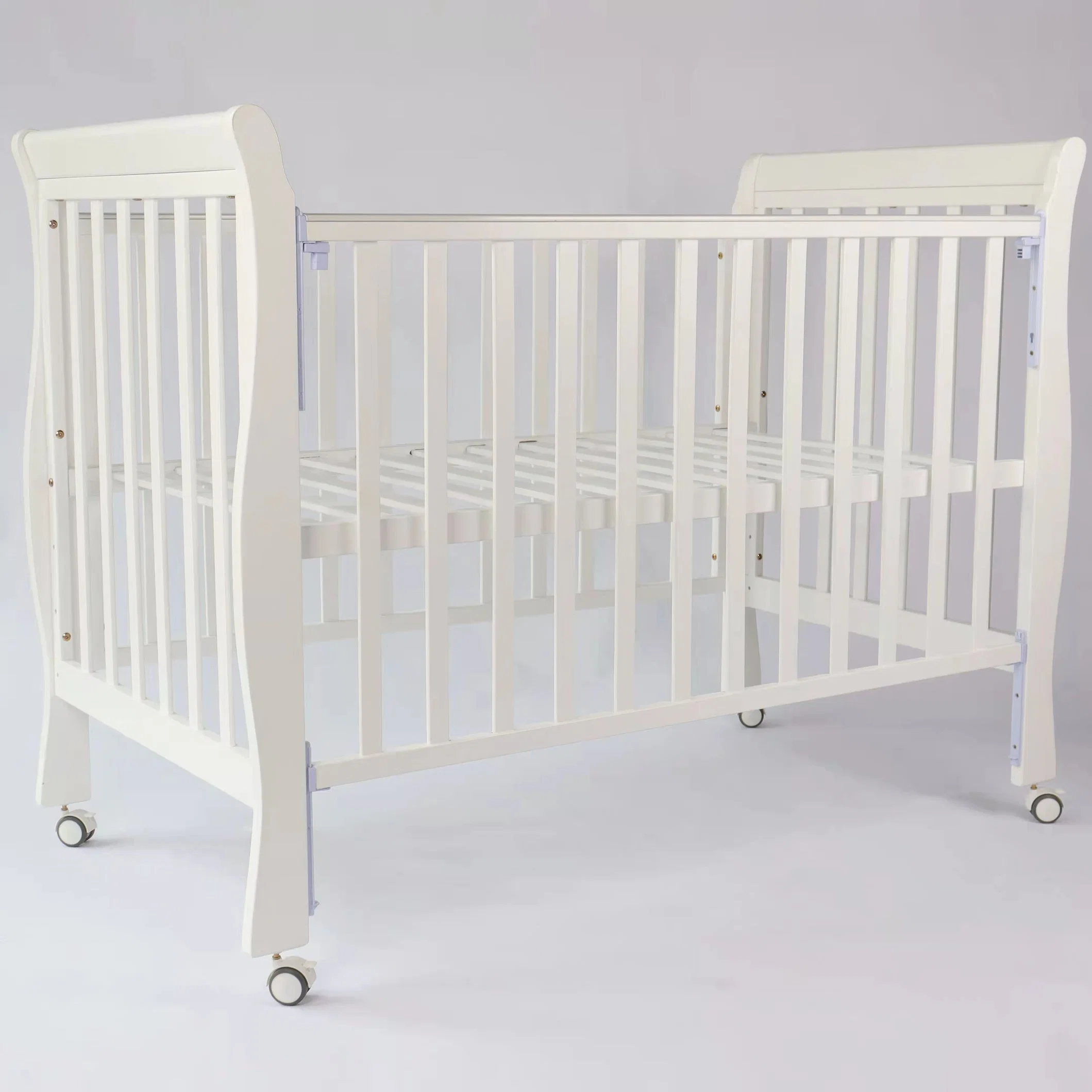 2023 Stylish Solid Wood Infant Beds Wooden Crib Solid Wood Crib