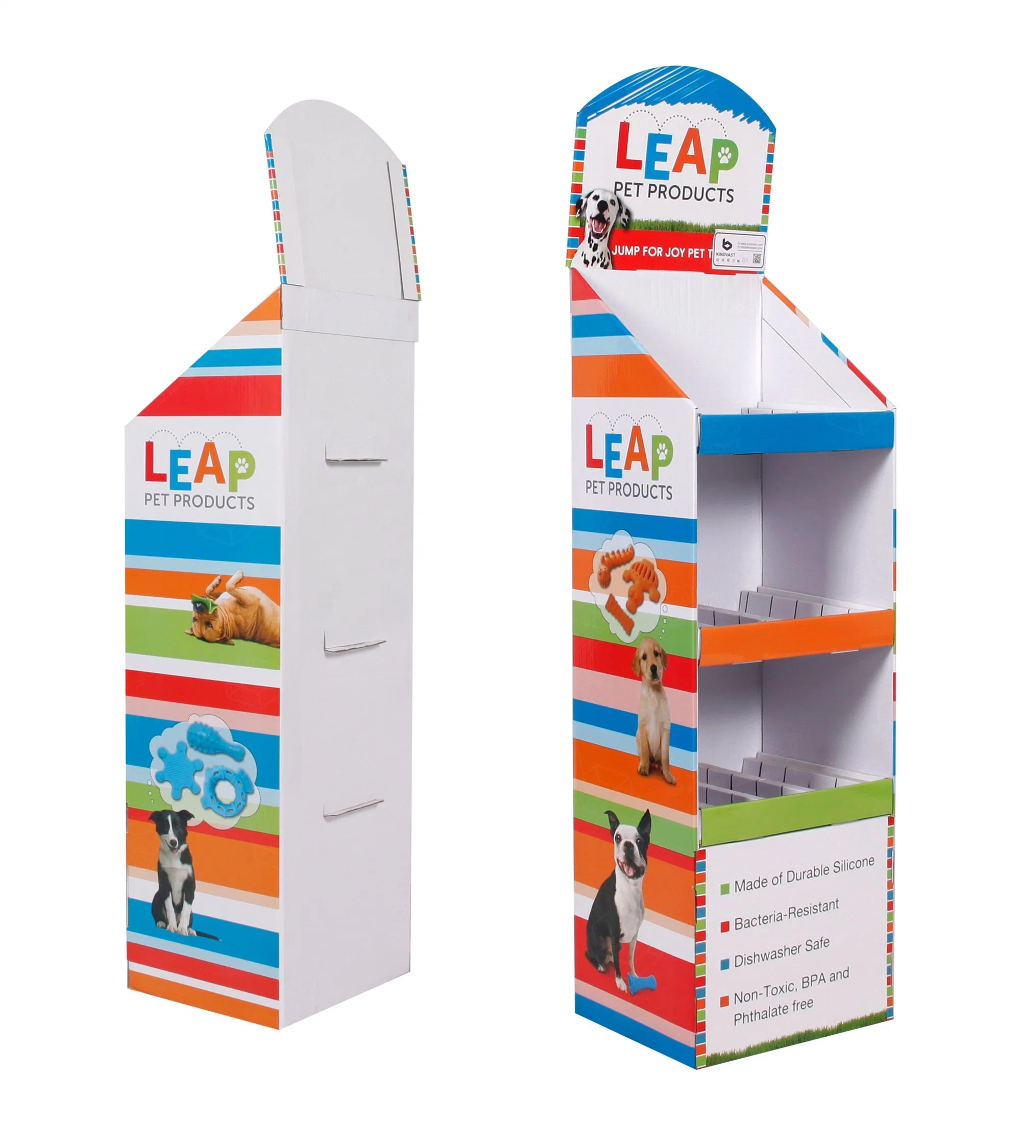 Recycelbares Material Papier-Versanddisplay, Werbung Wellpappe Display Regal