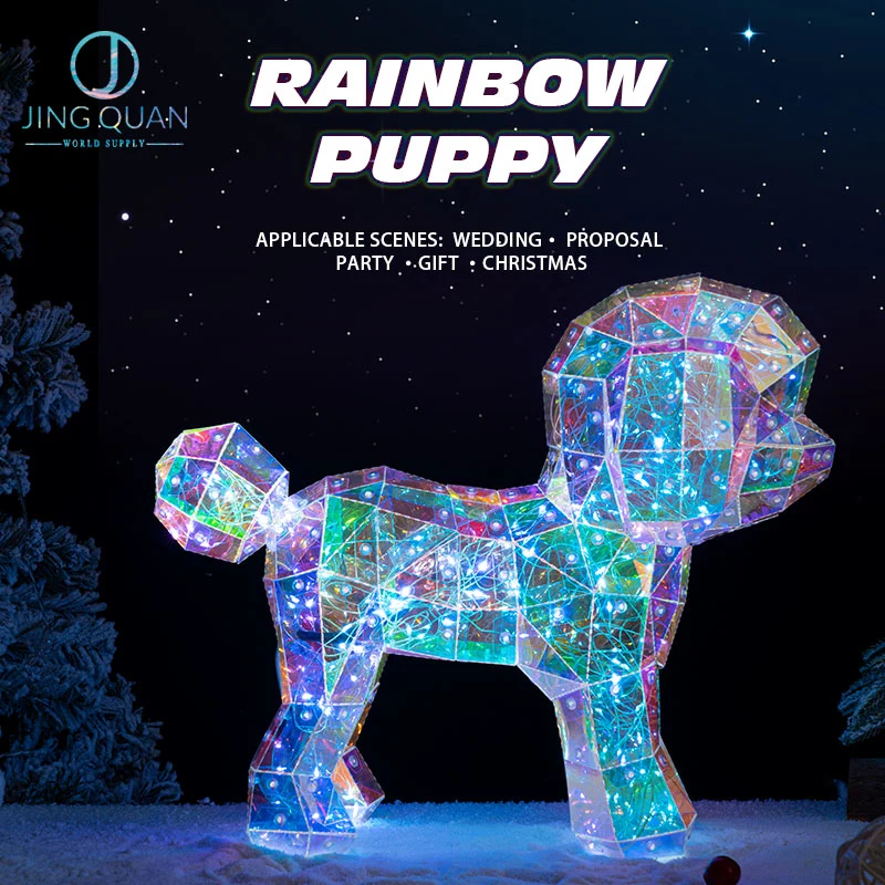 LED Chiot 3D Éclairage Motif Couleur pour Garçons et Filles Cadeaux d'Anniversaire Décoration de Noël pour les Fêtes