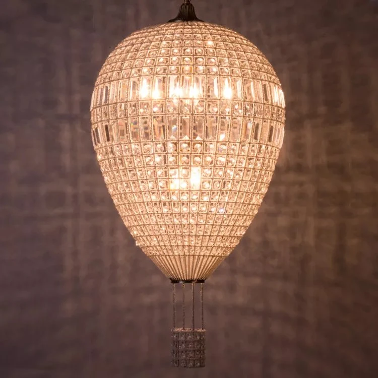 Modern Chandelier Decoration Pendant Lights LED Indoor Luxury Copper Rod Big Art Deco Living Room K9 Crystal Chandelier