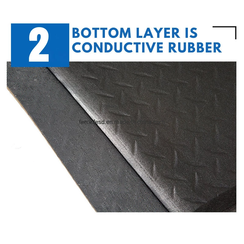 Factory Price 3layer Structure ESD Anti Fatigue Mats Rubber Floor Mat