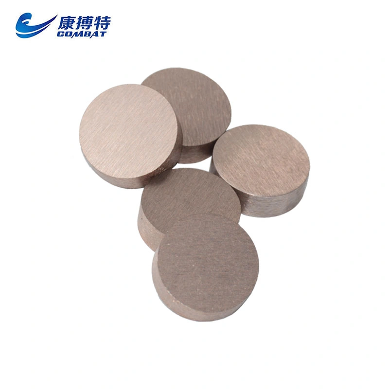 Tungsten Copper Alloy Round Plate, Professional Tungsten-Copper Products