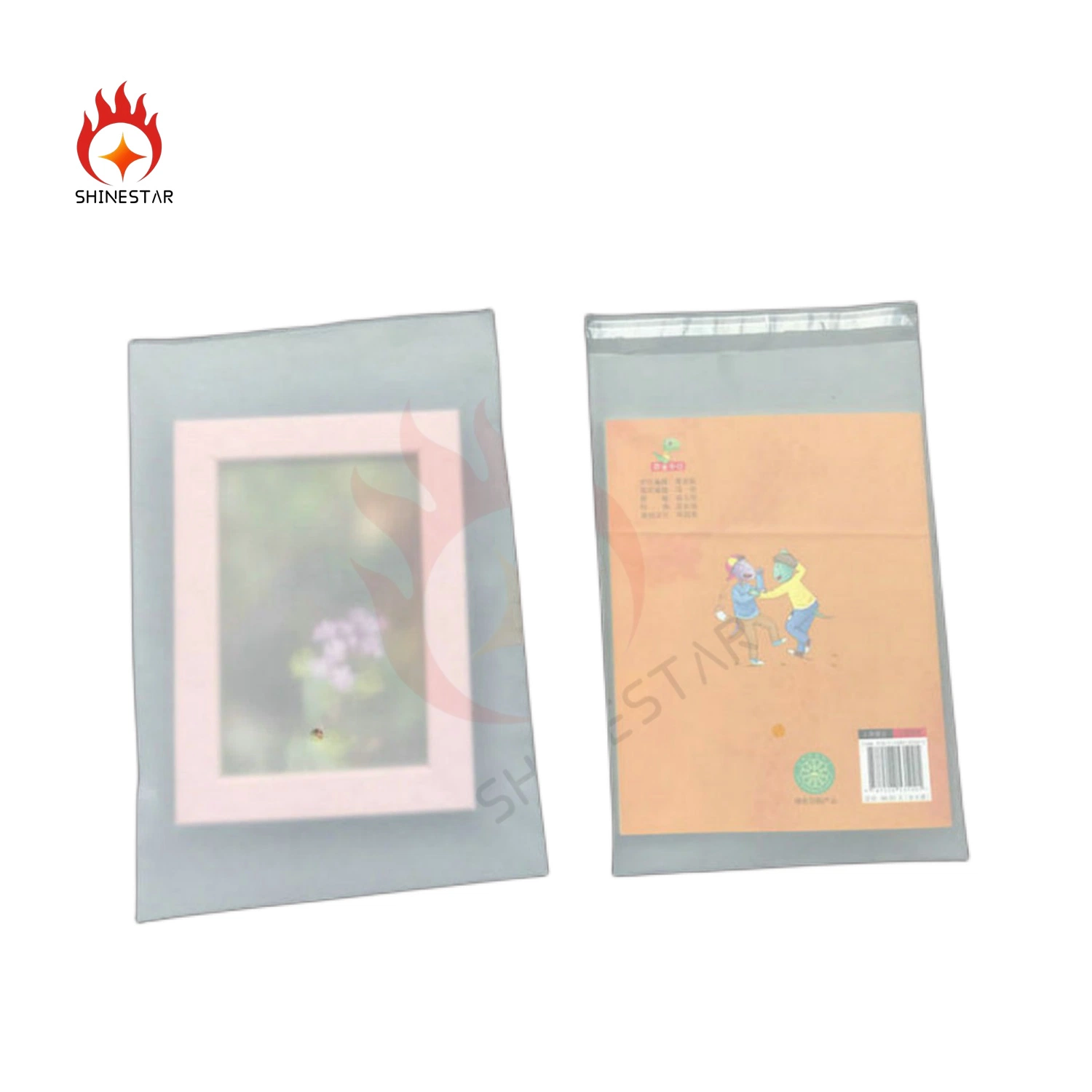 Frosted Tape Sealing Semi Transparent Plastic Snack or Phone Self-Sealing Storage Packaging Bag