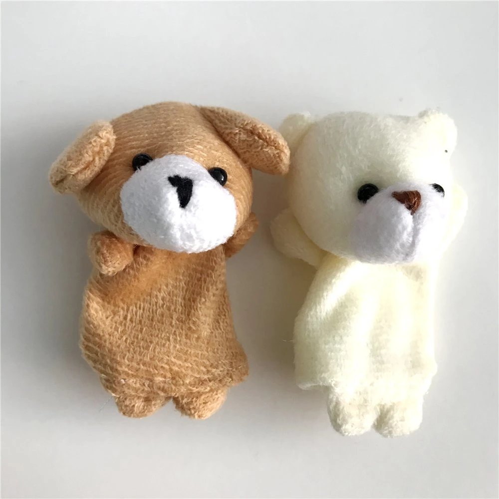 Wholesale Plush Toy Custom Soft Stuffed Animals Shaped Plush Toy Education Children Finger Puppet