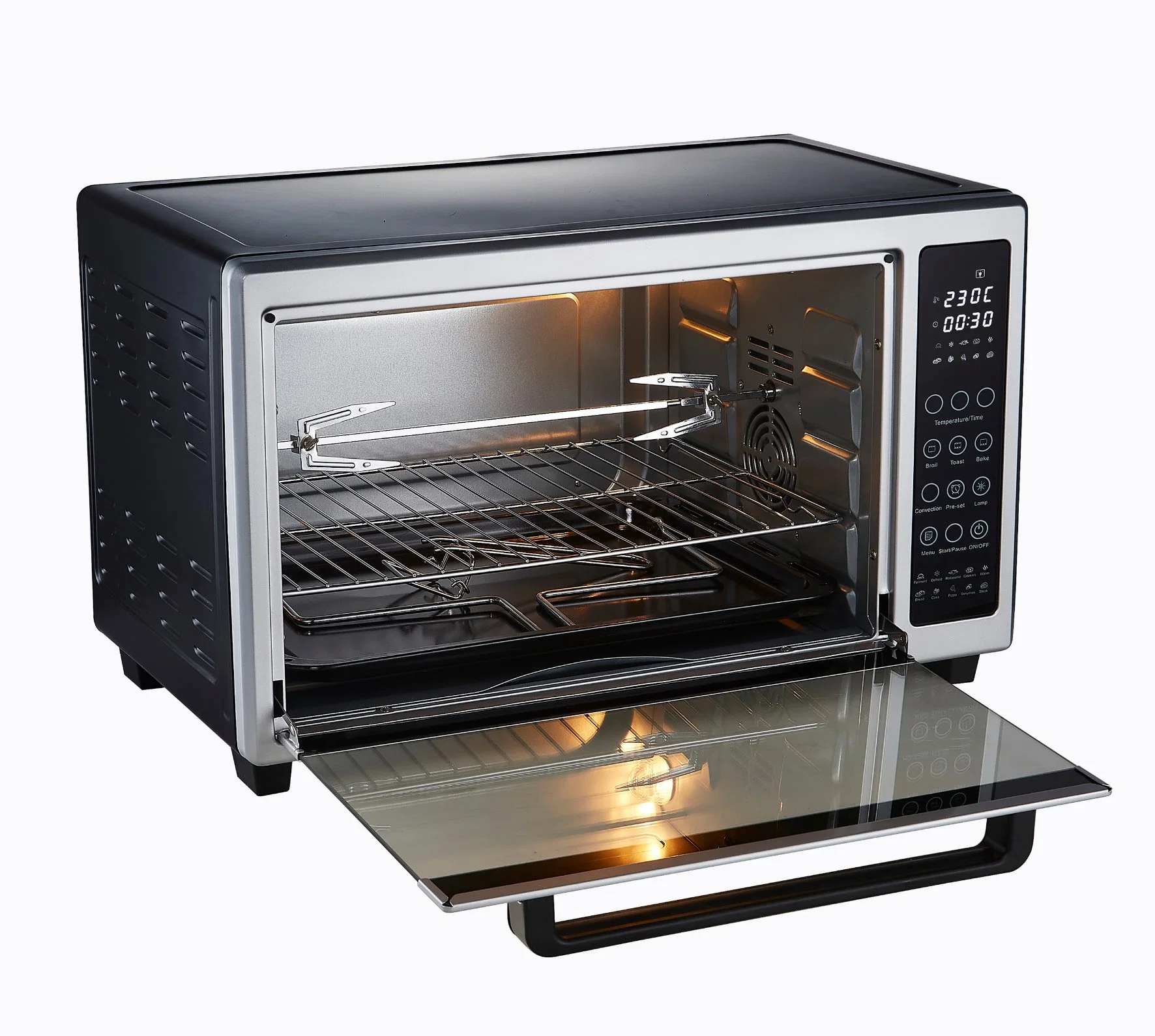 45L Digital Convection Oven with LED Display and Digital Touch Control