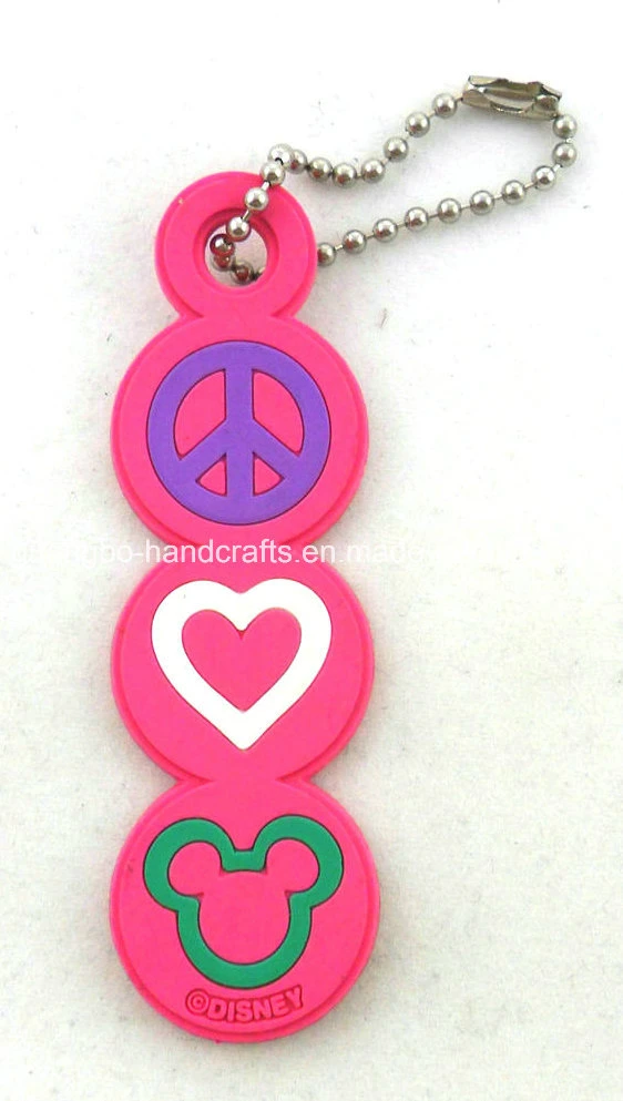 Customized Personalized Cutely Rubber/PVC Key Chain (CP-2324)