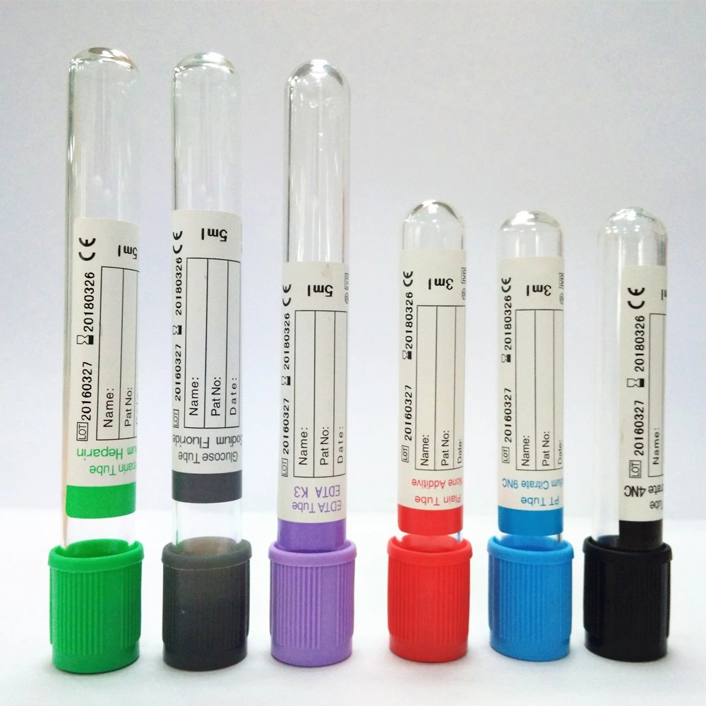 Medical 1.8ml 2.7ml 5ml PT Vacuum Blood Collection Sodium Citrate Coagulation Tube