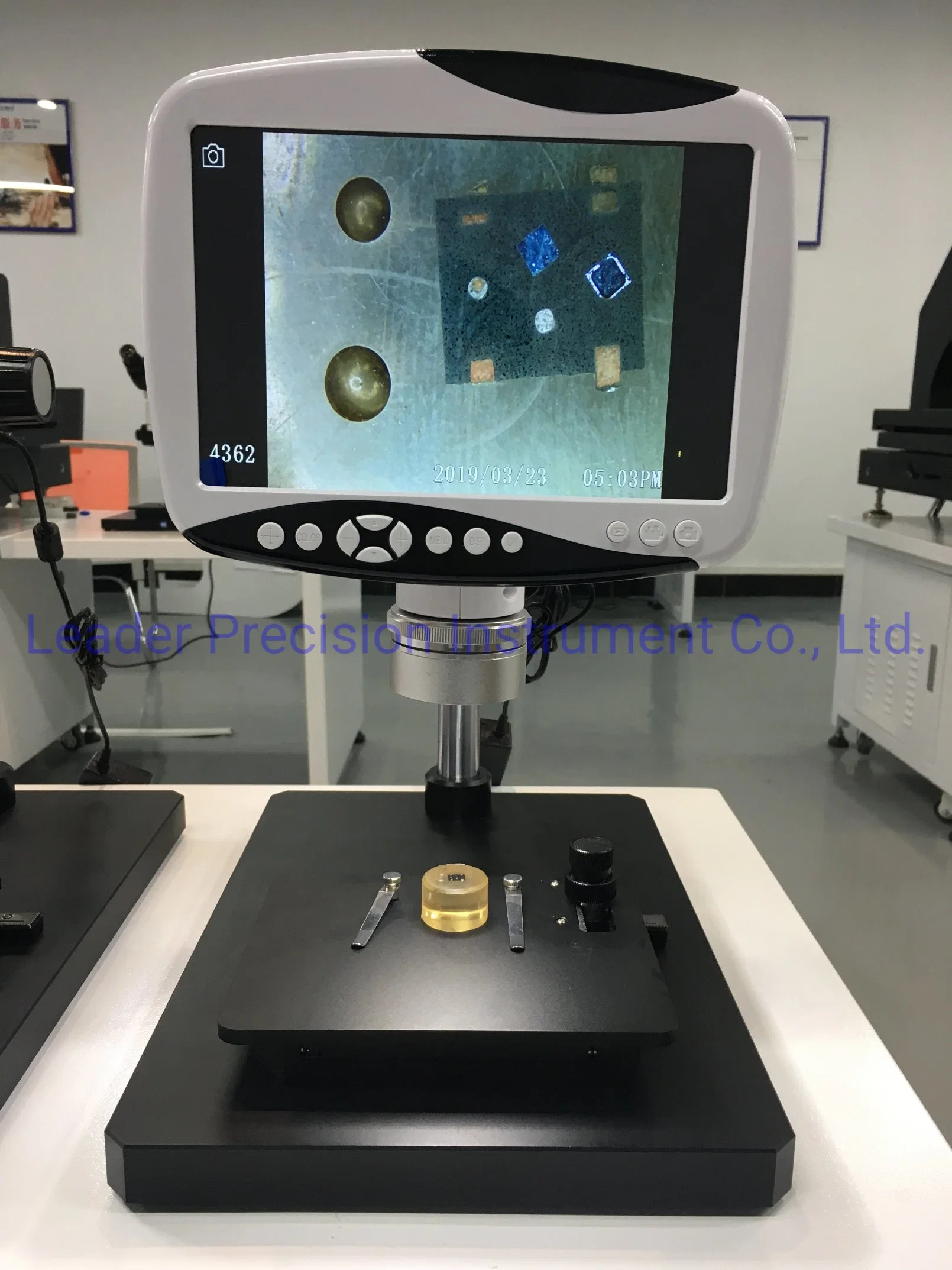 Multilingual Stereo Zoom LCD Industrial Microscope (LD-250)